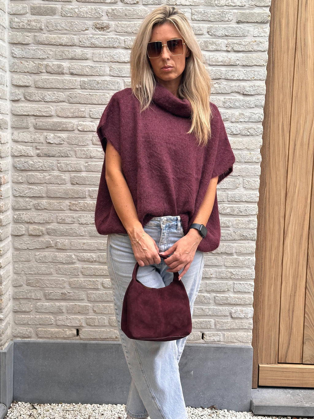 Pull Fenna - Heel Oversized - Bordeaux