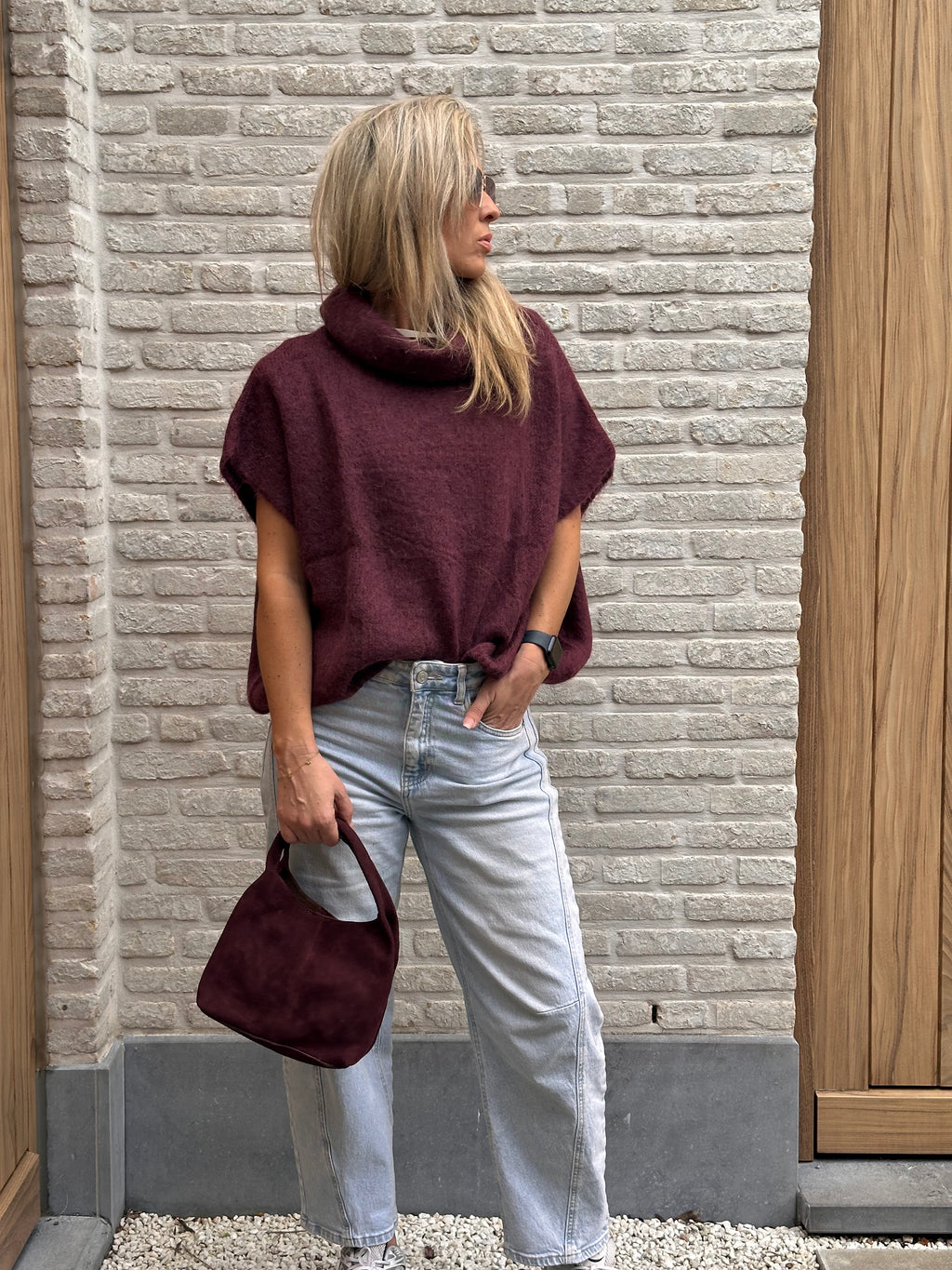Pull Fenna - Heel Oversized - Bordeaux