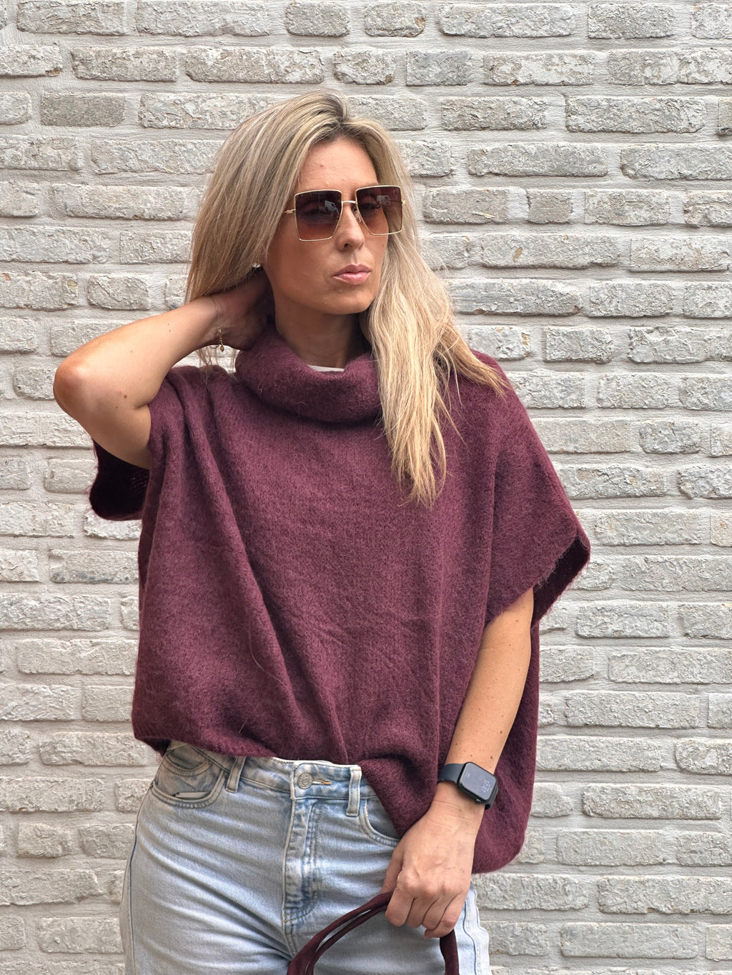 Pull Fenna - Heel Oversized - Bordeaux