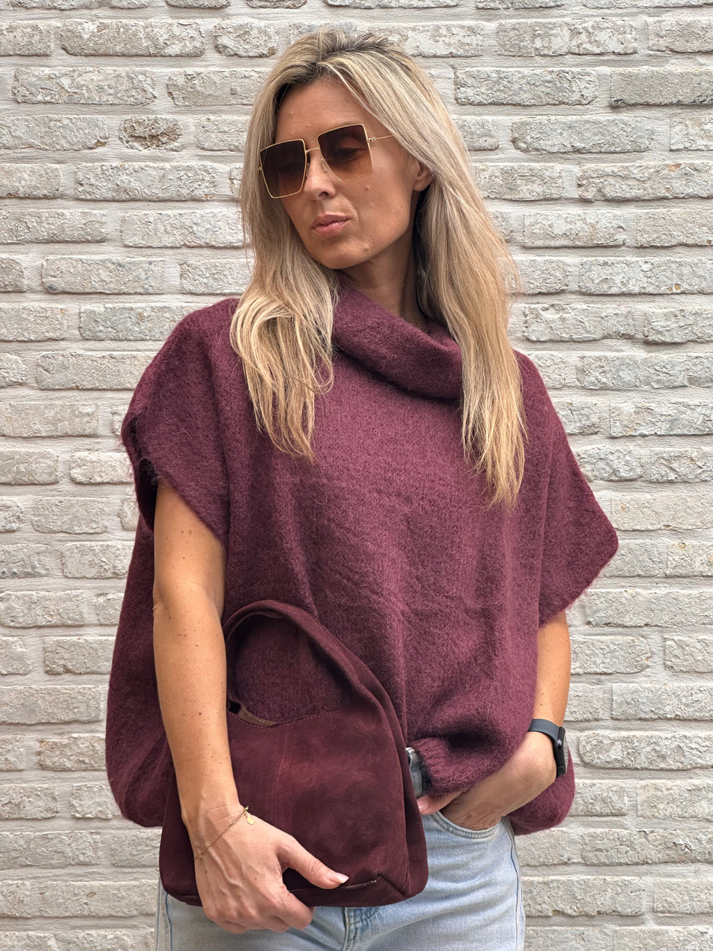 Pull Fenna - Heel Oversized - Bordeaux