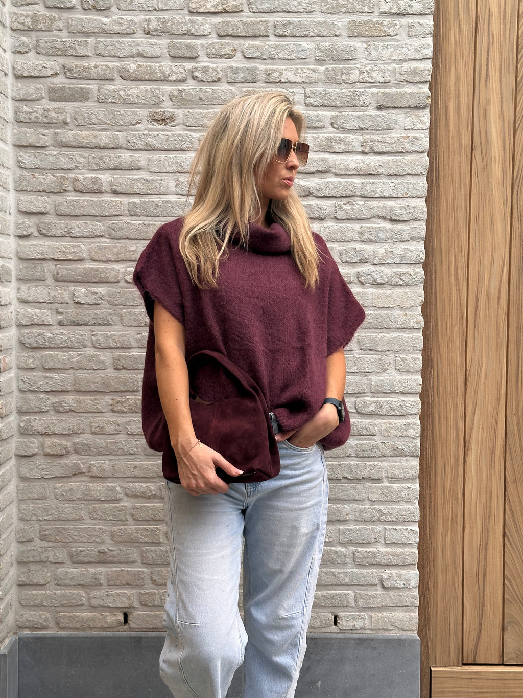 Pull Fenna - Heel Oversized - Bordeaux