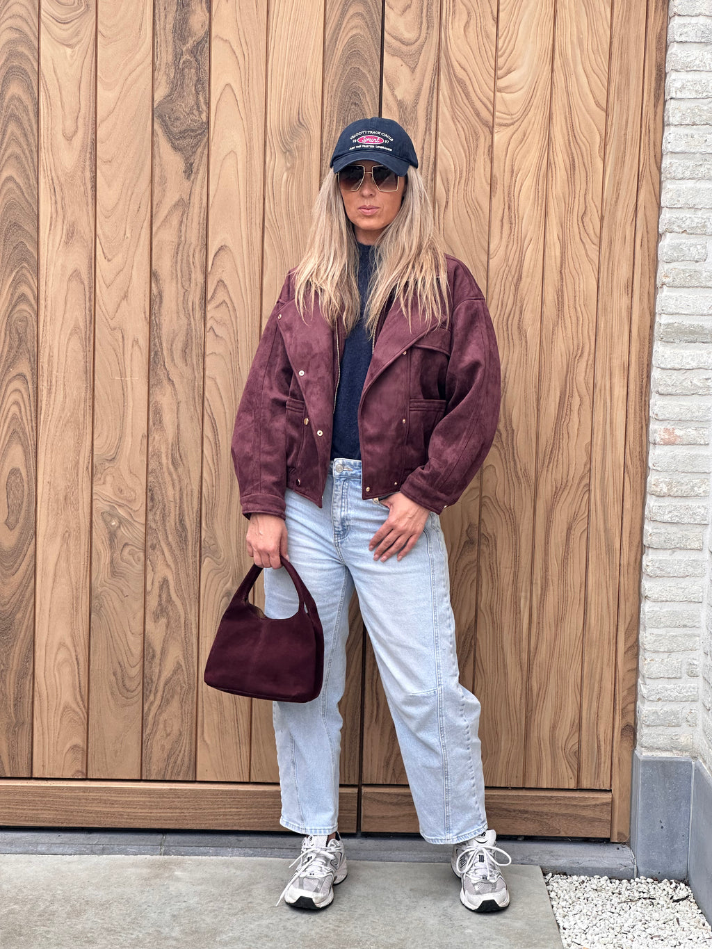 Jacket Tess- Oversized - Bordeaux