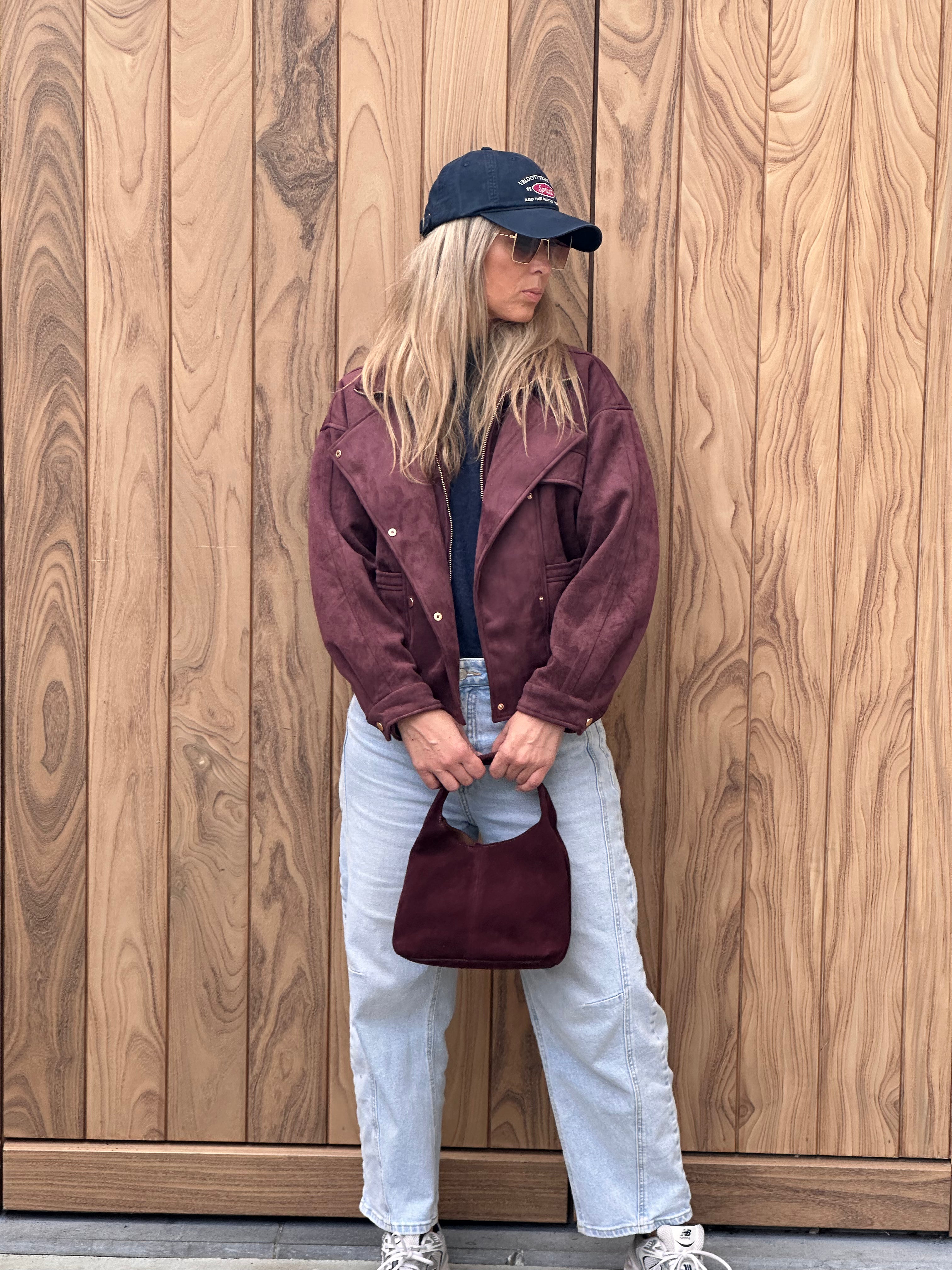 Jacket Tess- Oversized - Bordeaux