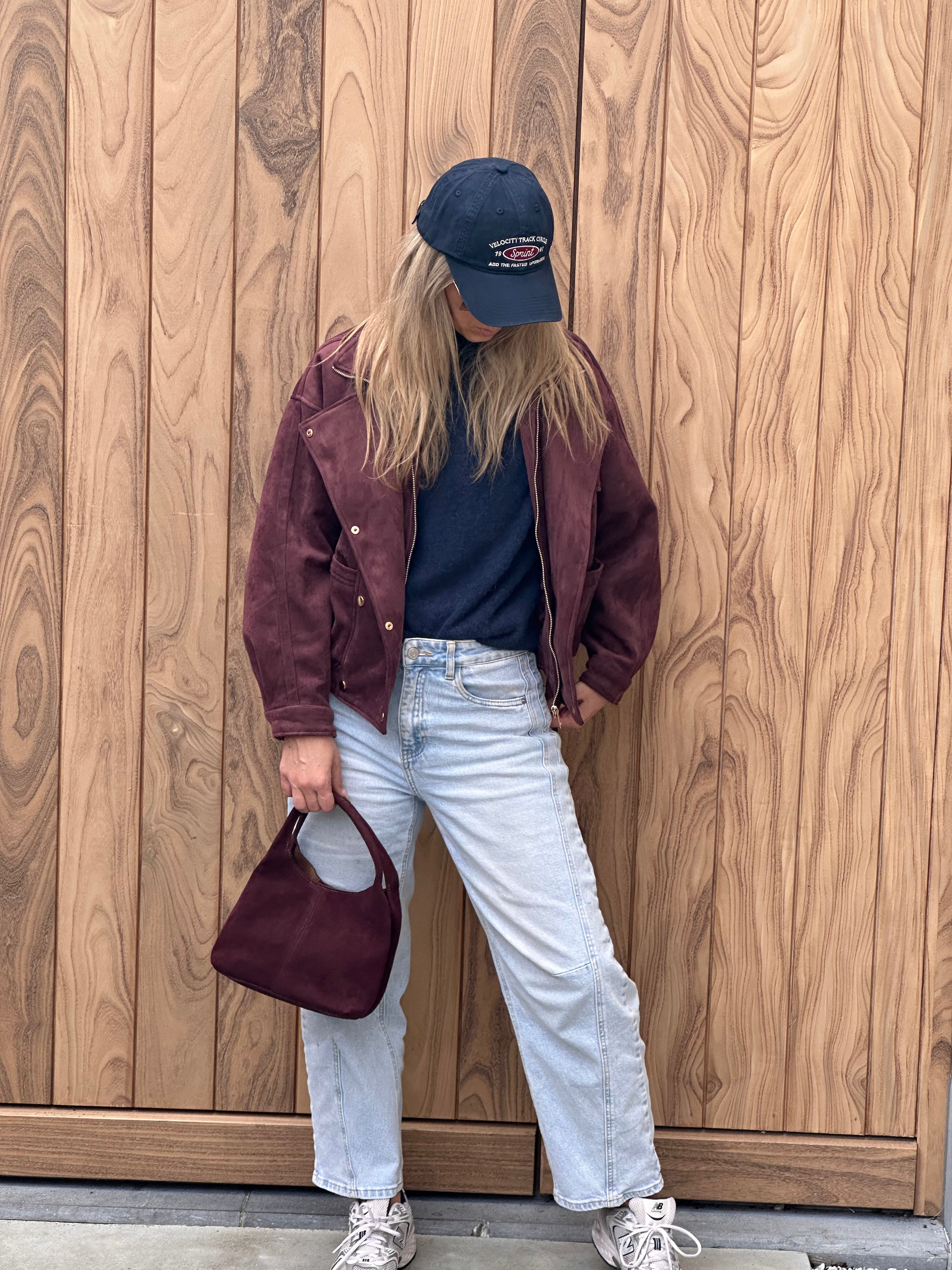 Jacket Tess- Oversized - Bordeaux