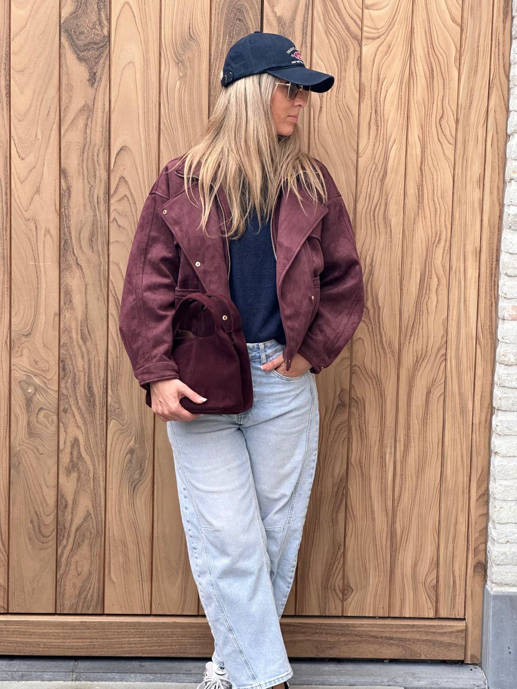 Jacket Tess- Oversized - Bordeaux