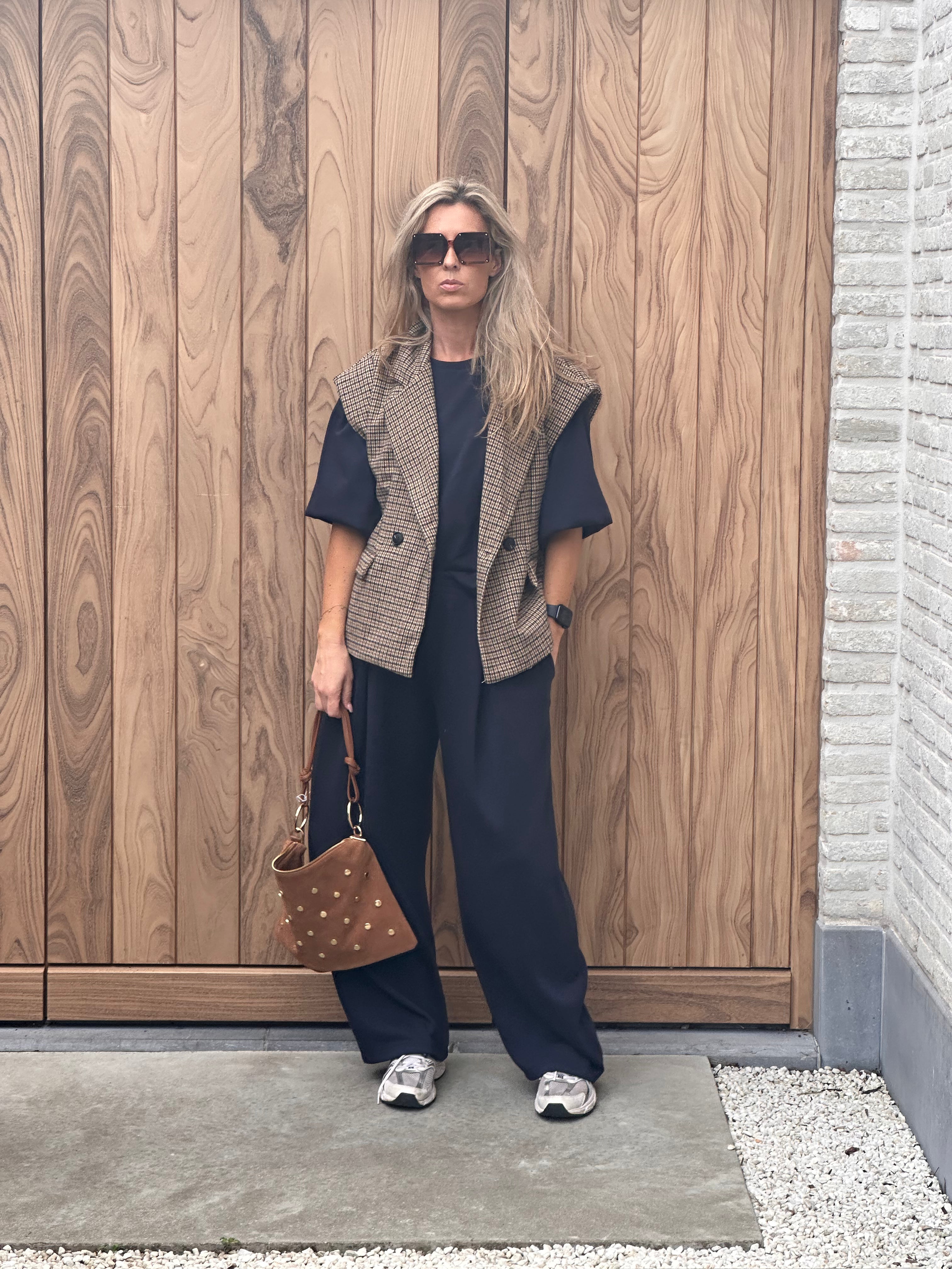 Blazer Rosa Oversized - Camel