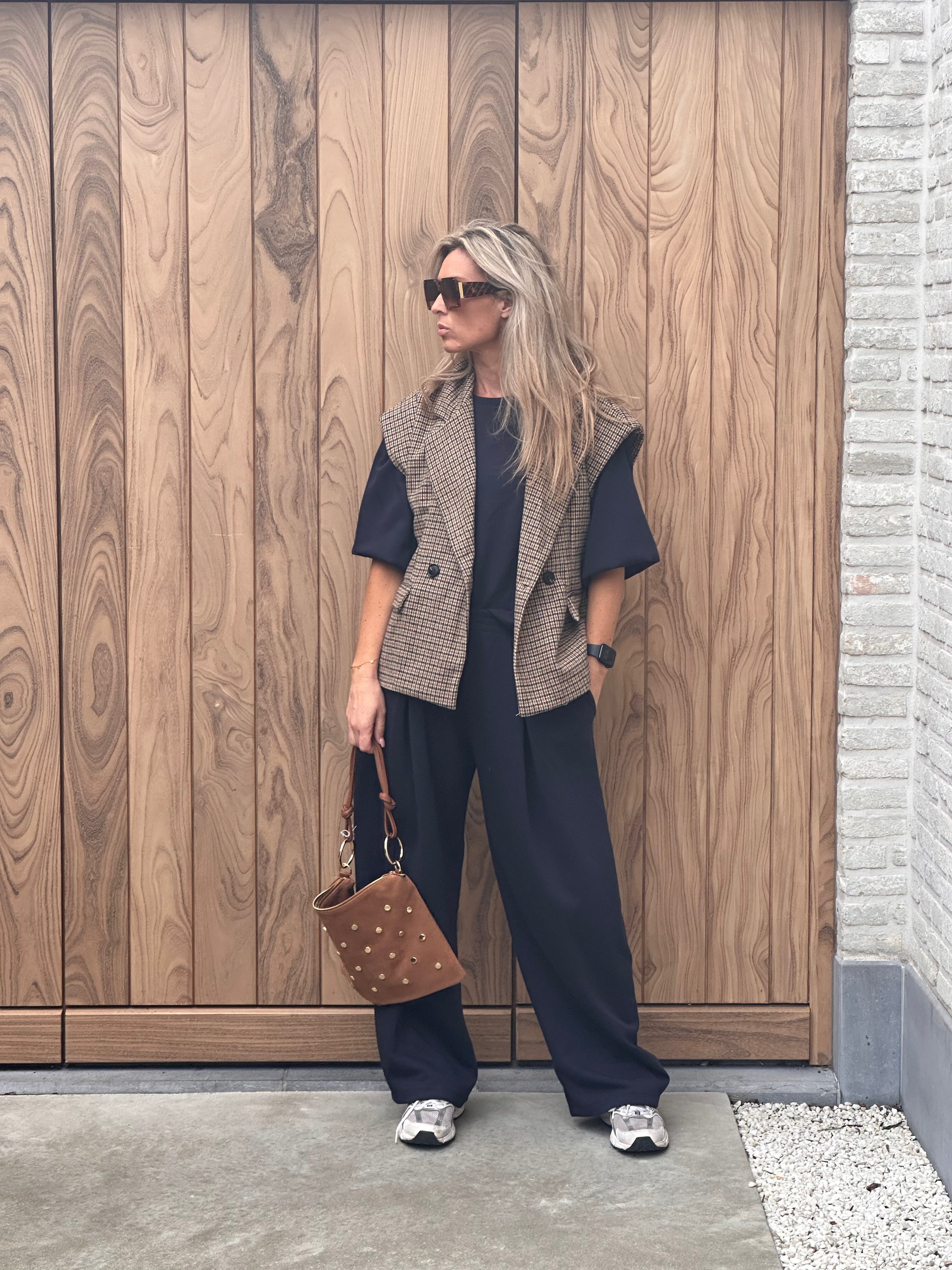 Blazer Rosa Oversized - Camel