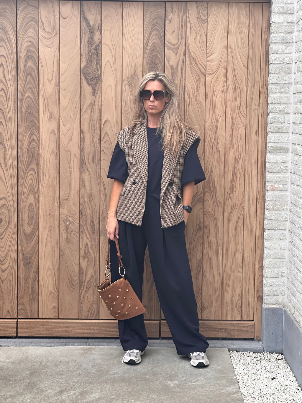 Blazer Rosa Oversized - Camel