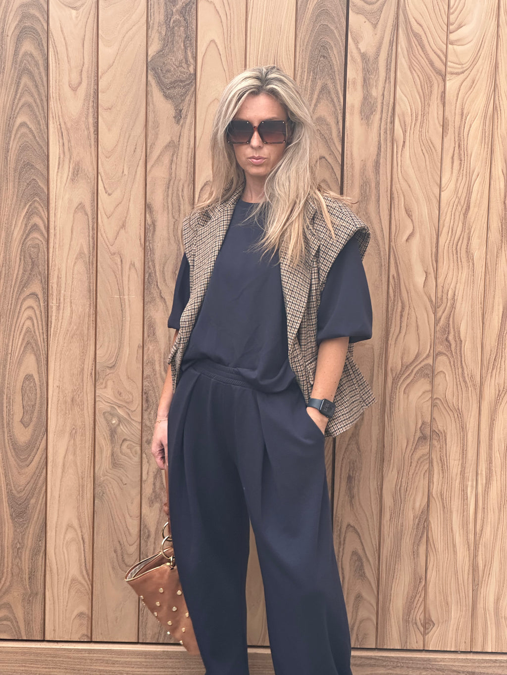 Blazer Rosa Oversized - Camel
