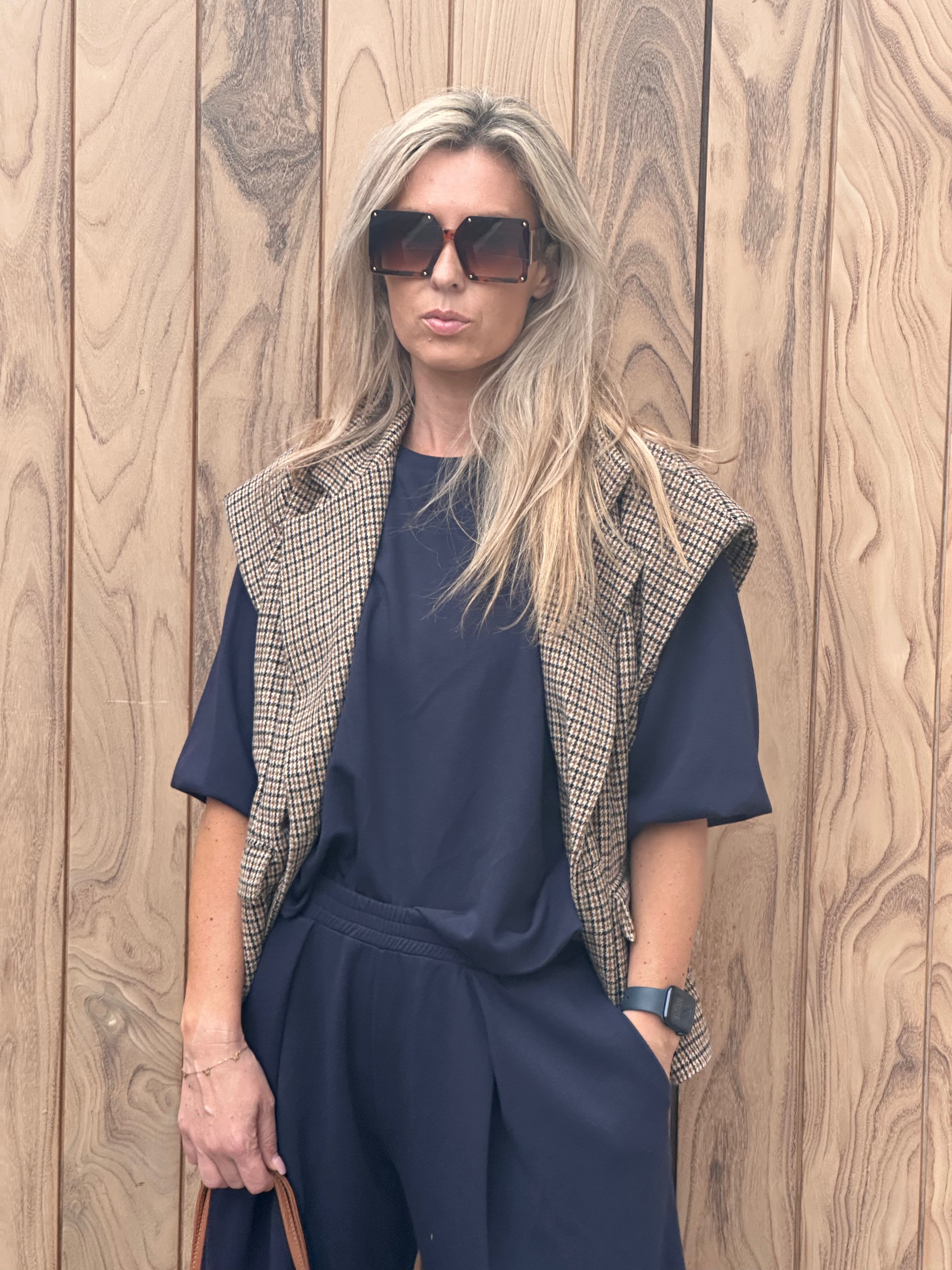 Blazer Rosa Oversized - Camel