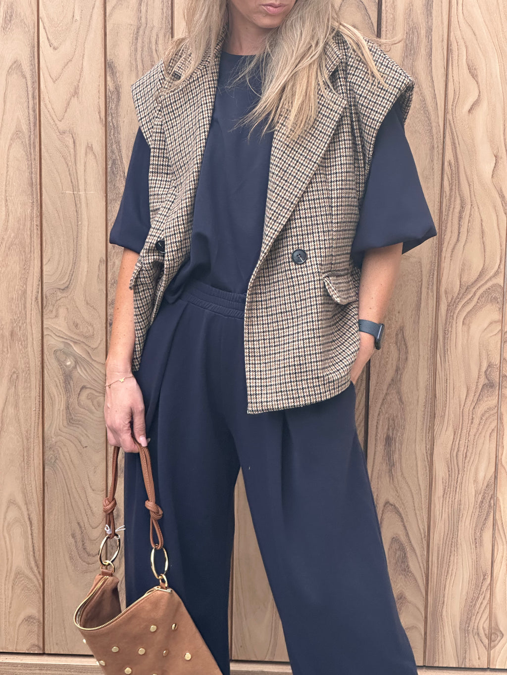 Blazer Rosa Oversized - Camel
