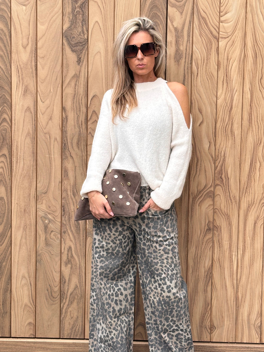 Pull Mae Offshoulder - Beige