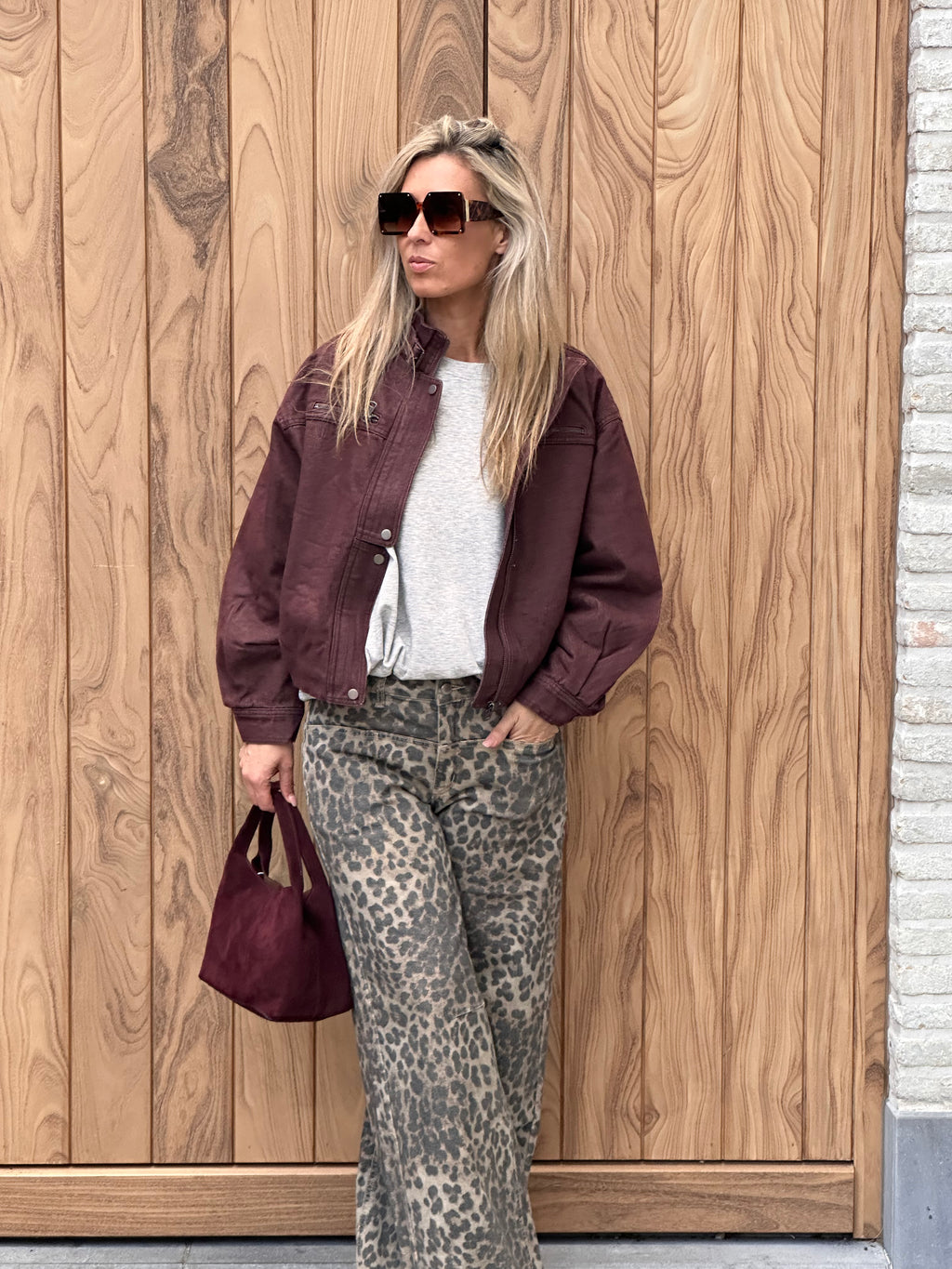 Jacket Juul - Oversized - Bordeaux
