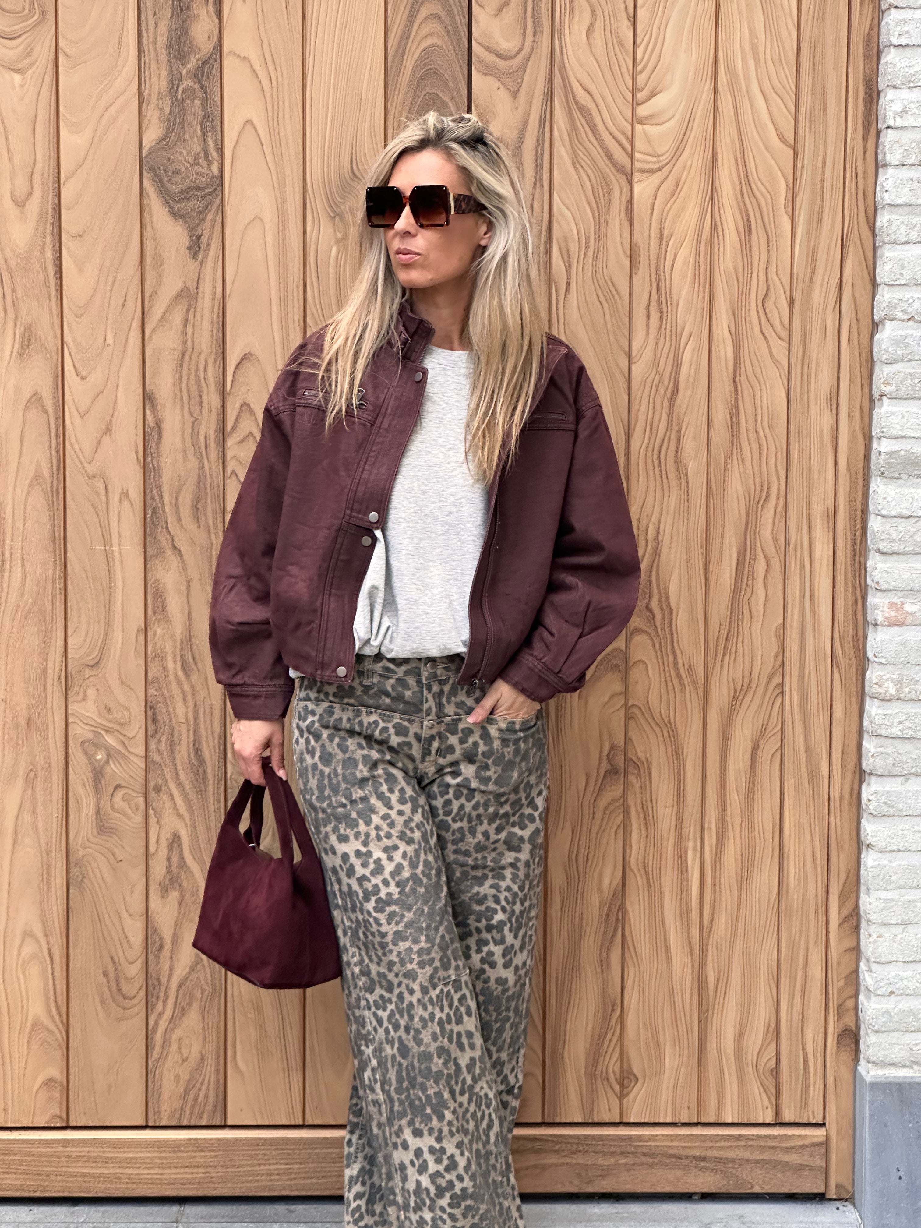 Jacket Juul - Oversized - Bordeaux