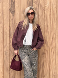 Jacket Juul - Oversized - Bordeaux
