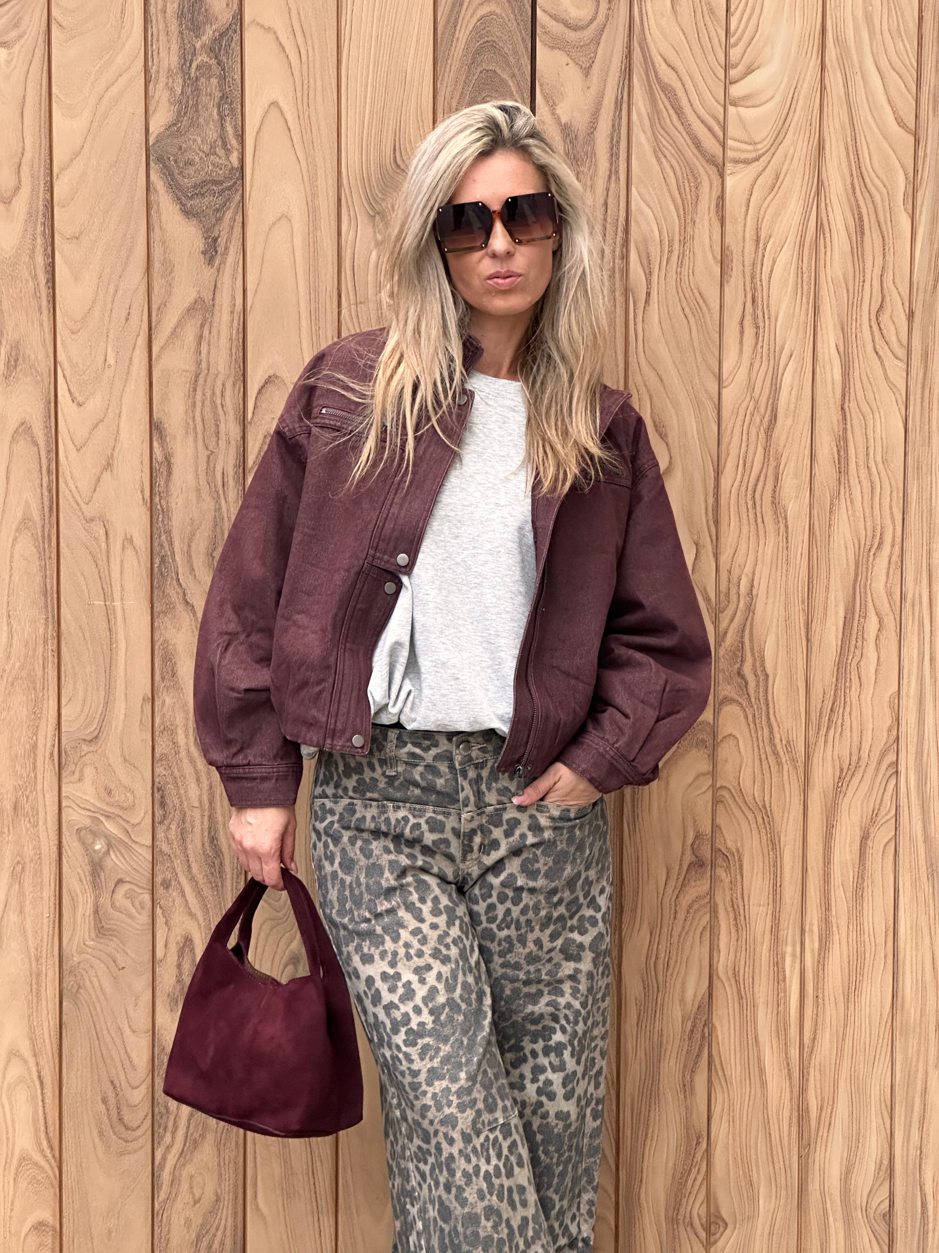 Jacket Juul - Oversized - Bordeaux