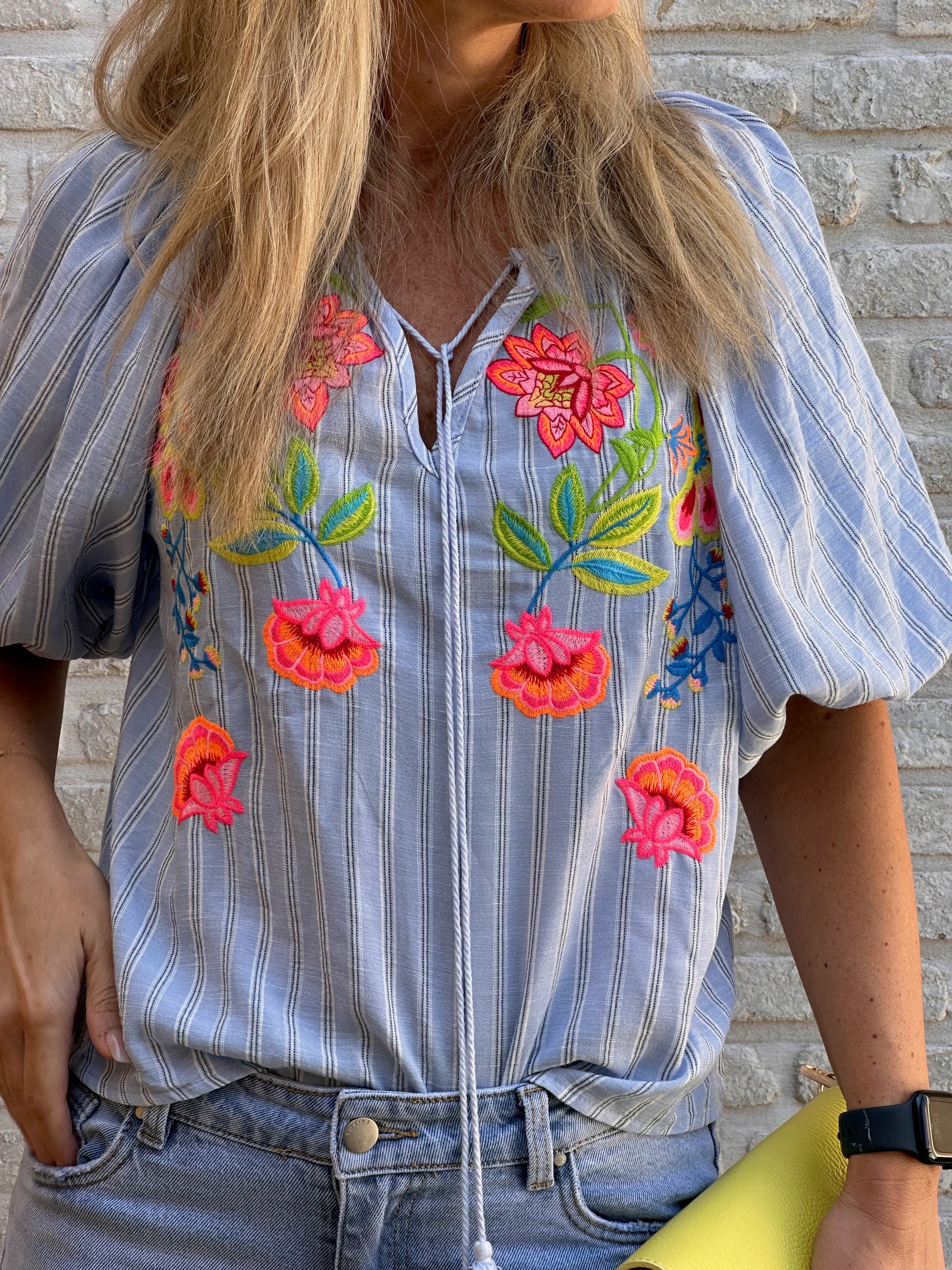 Hemd Tessa Floral Oversized