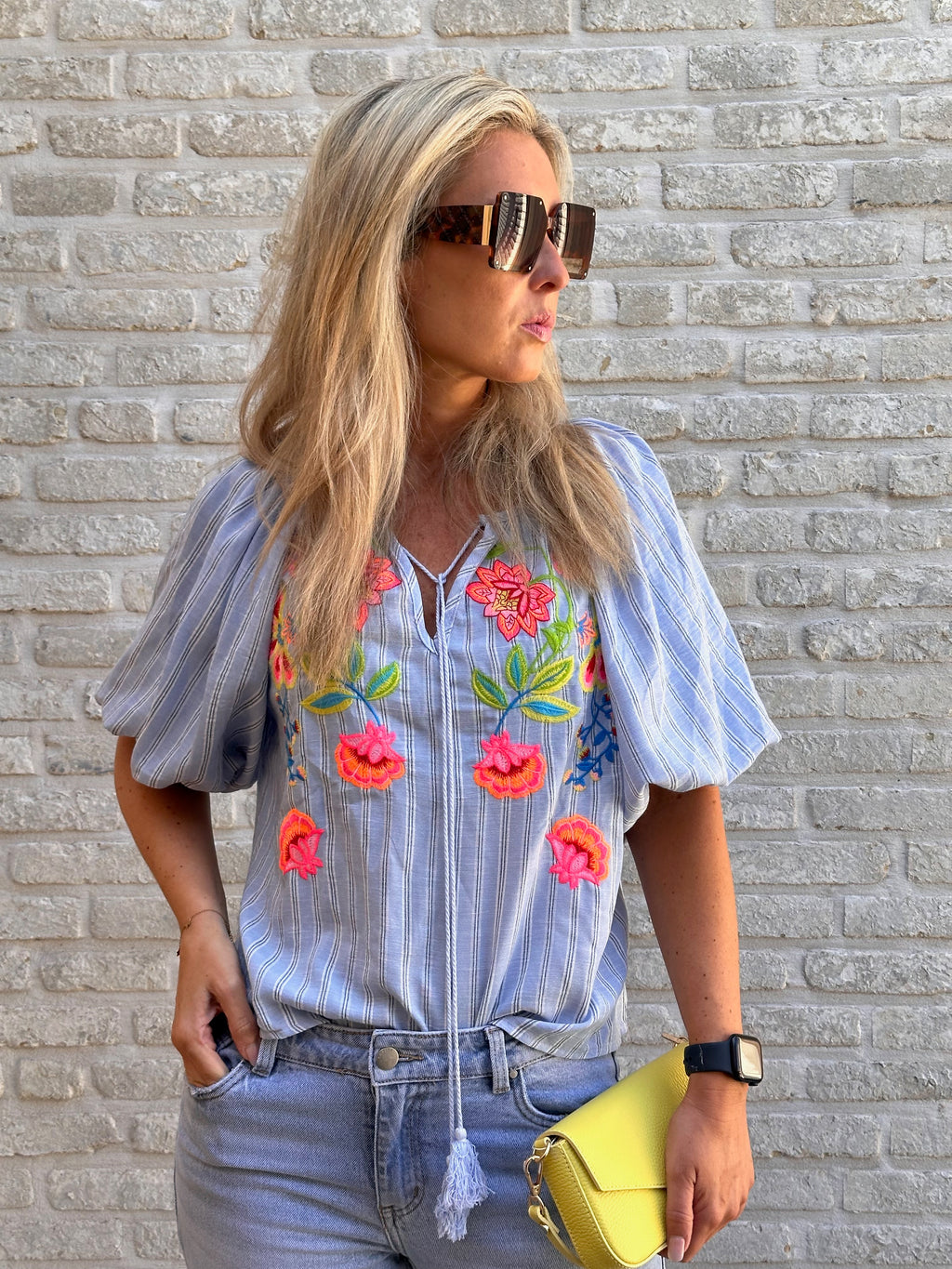 Hemd Tessa Floral Oversized