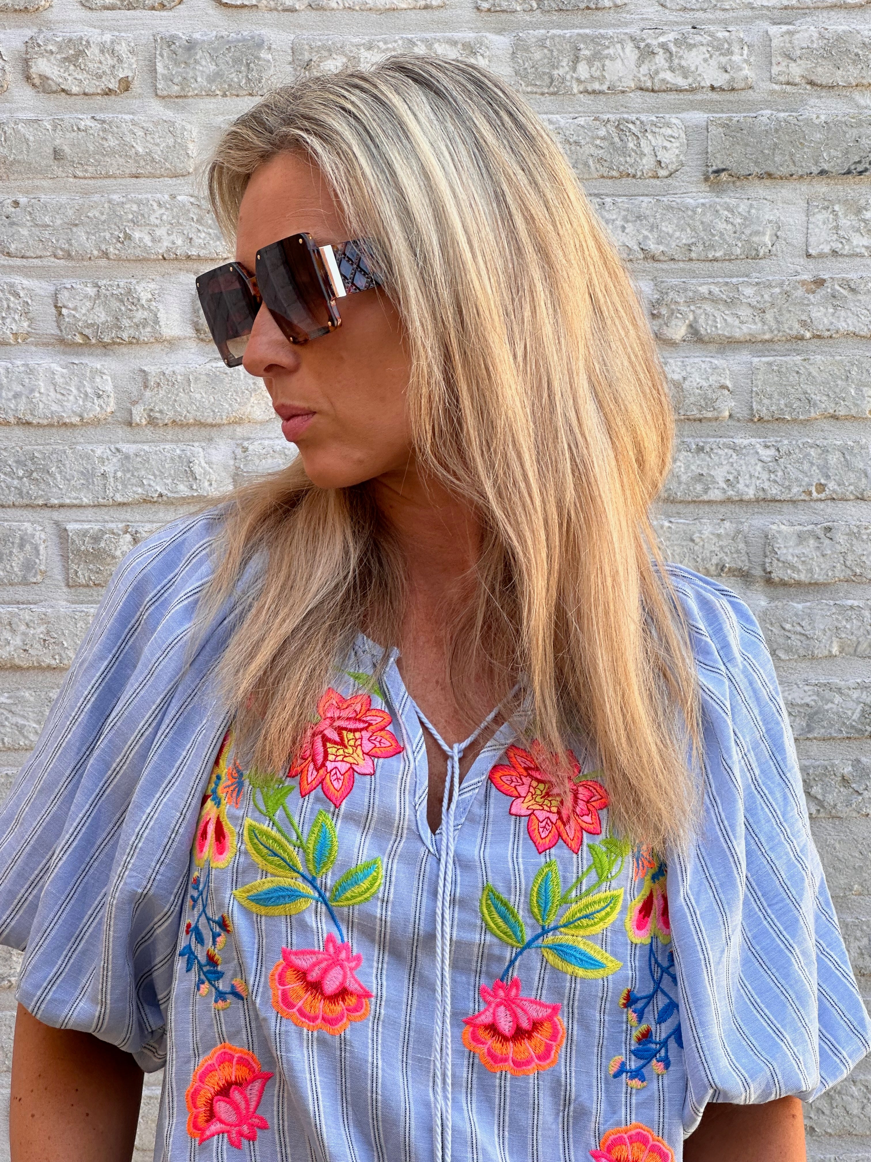 Hemd Tessa Floral Oversized
