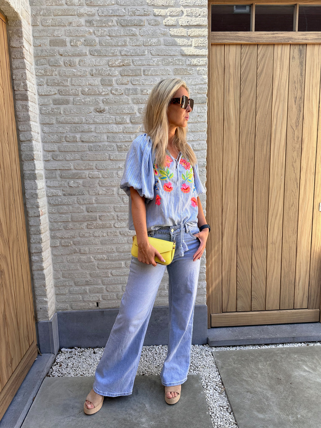 Hemd Tessa Floral Oversized