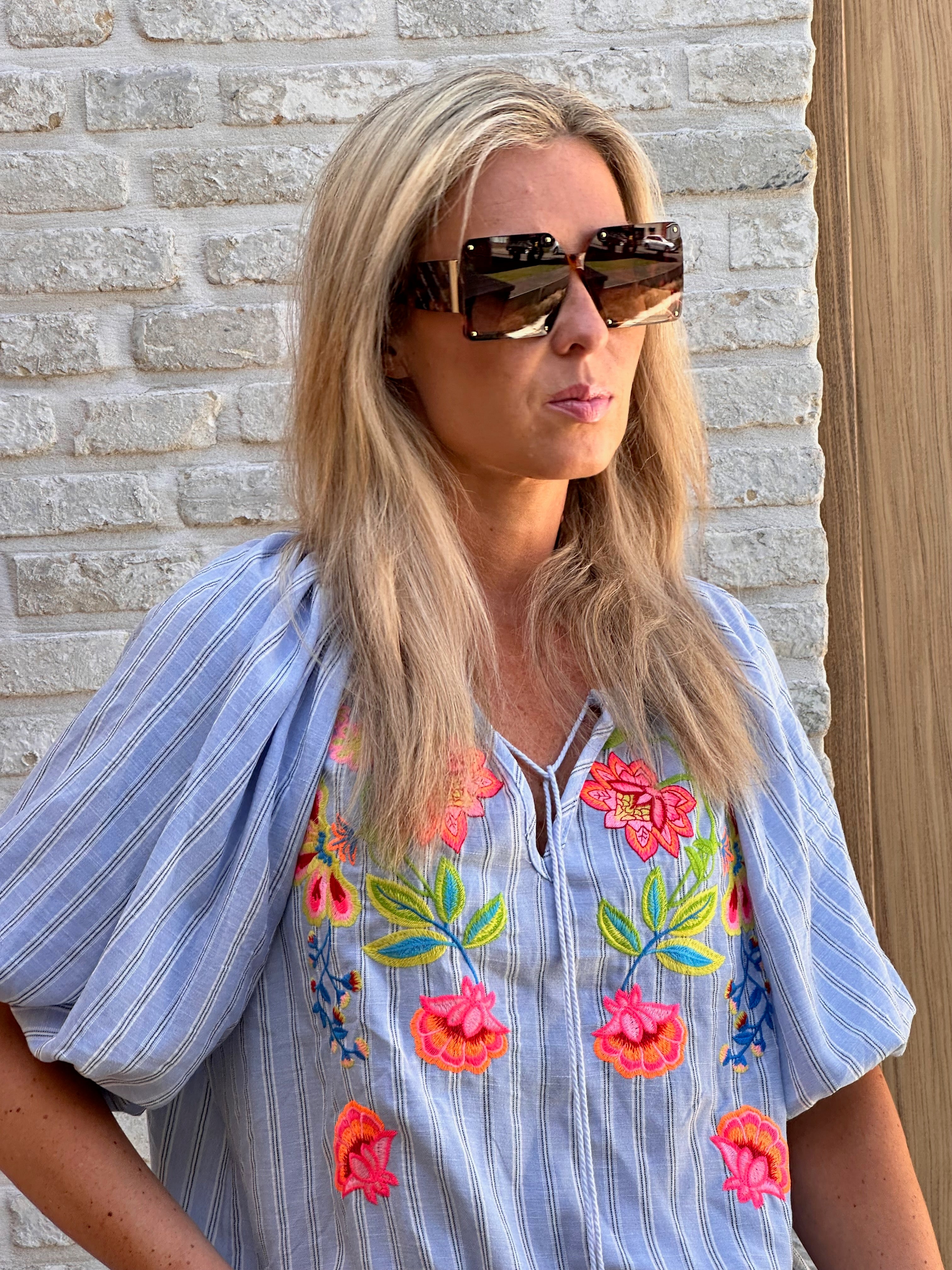 Hemd Tessa Floral Oversized