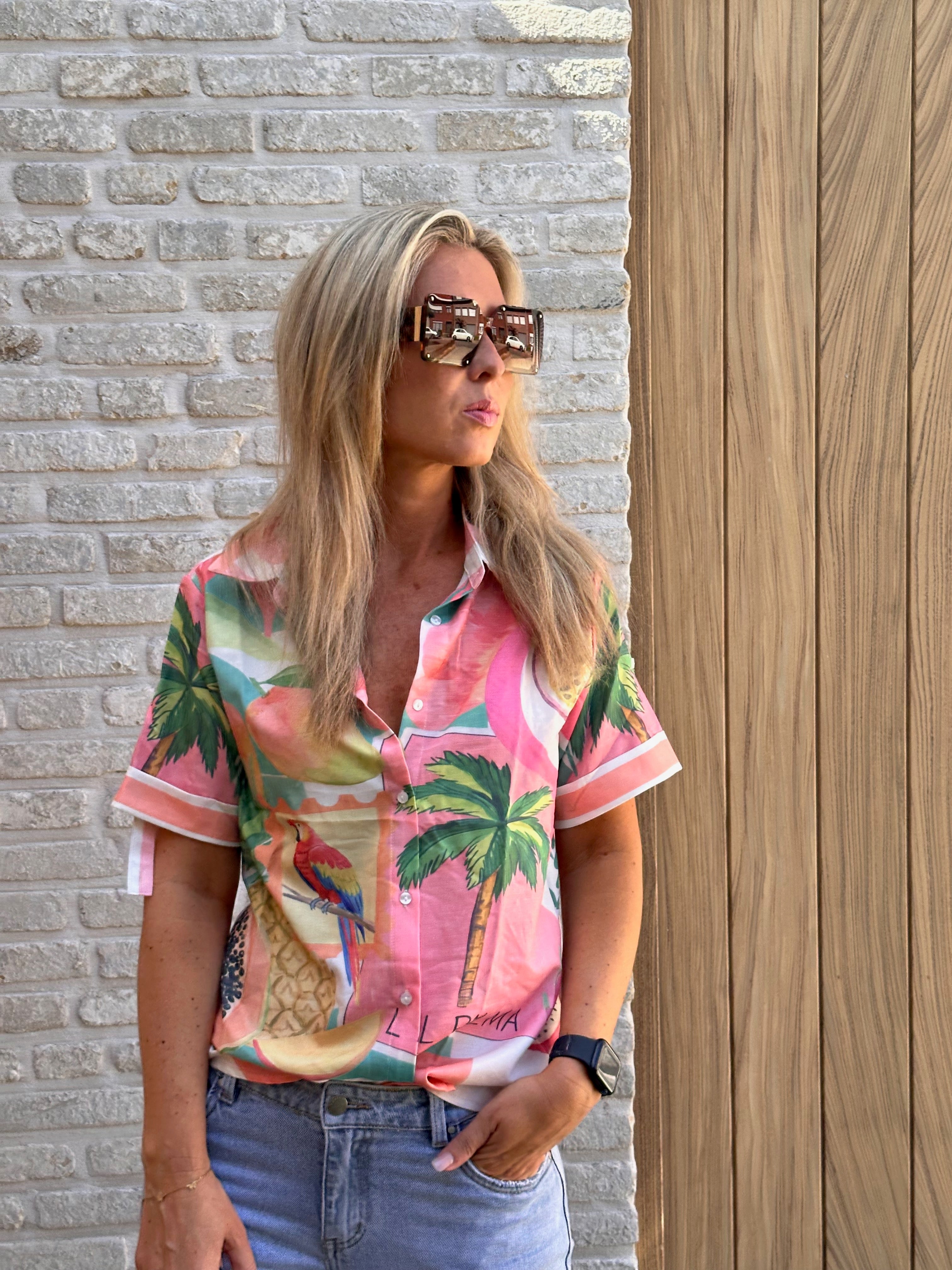 Hemd Olivia Oversized Pink