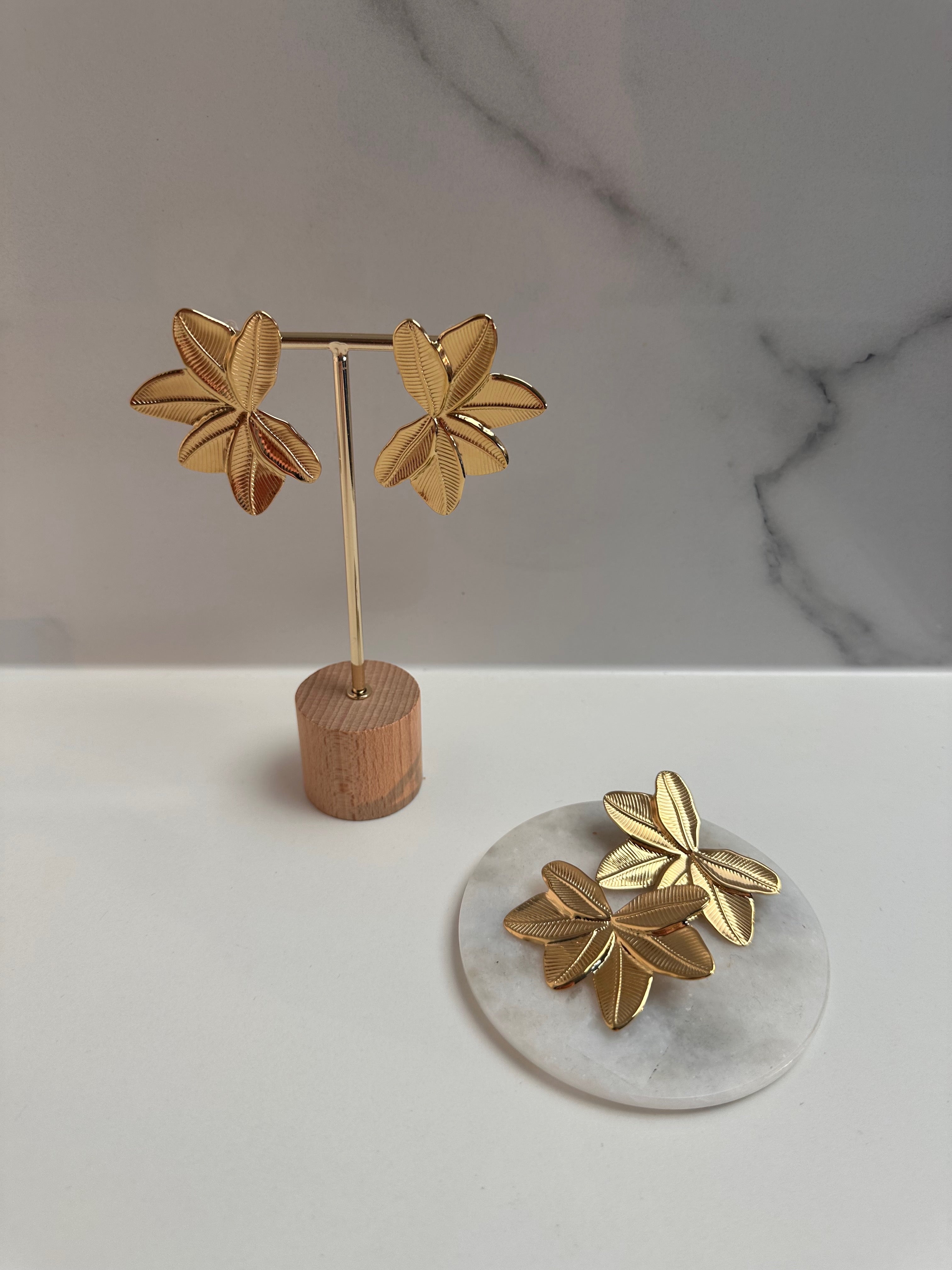 Oorbellen Fleur Gold