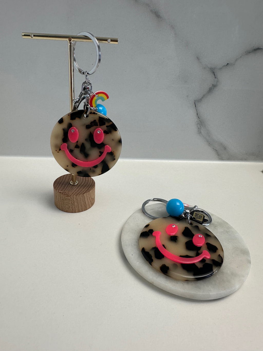 Sleutelhanger Smiley