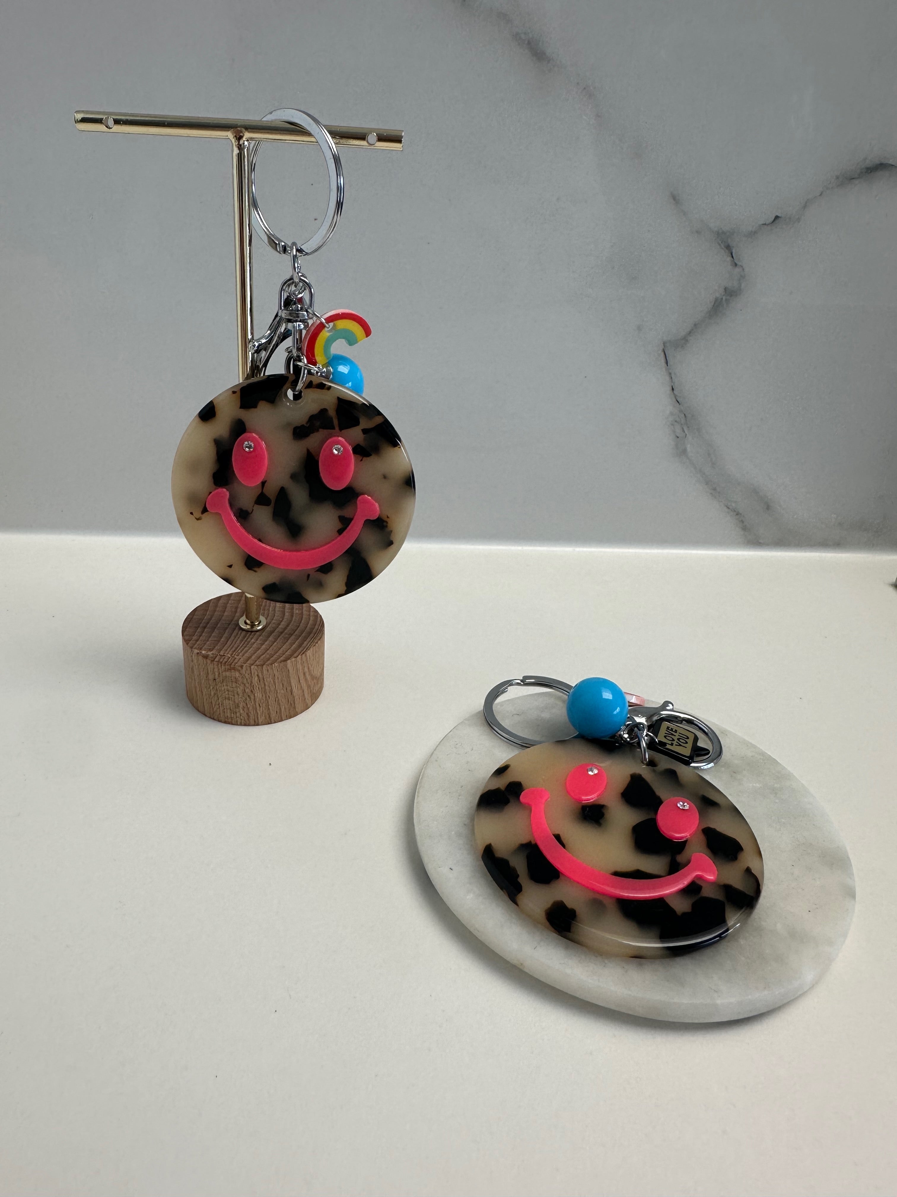 Sleutelhanger Smiley