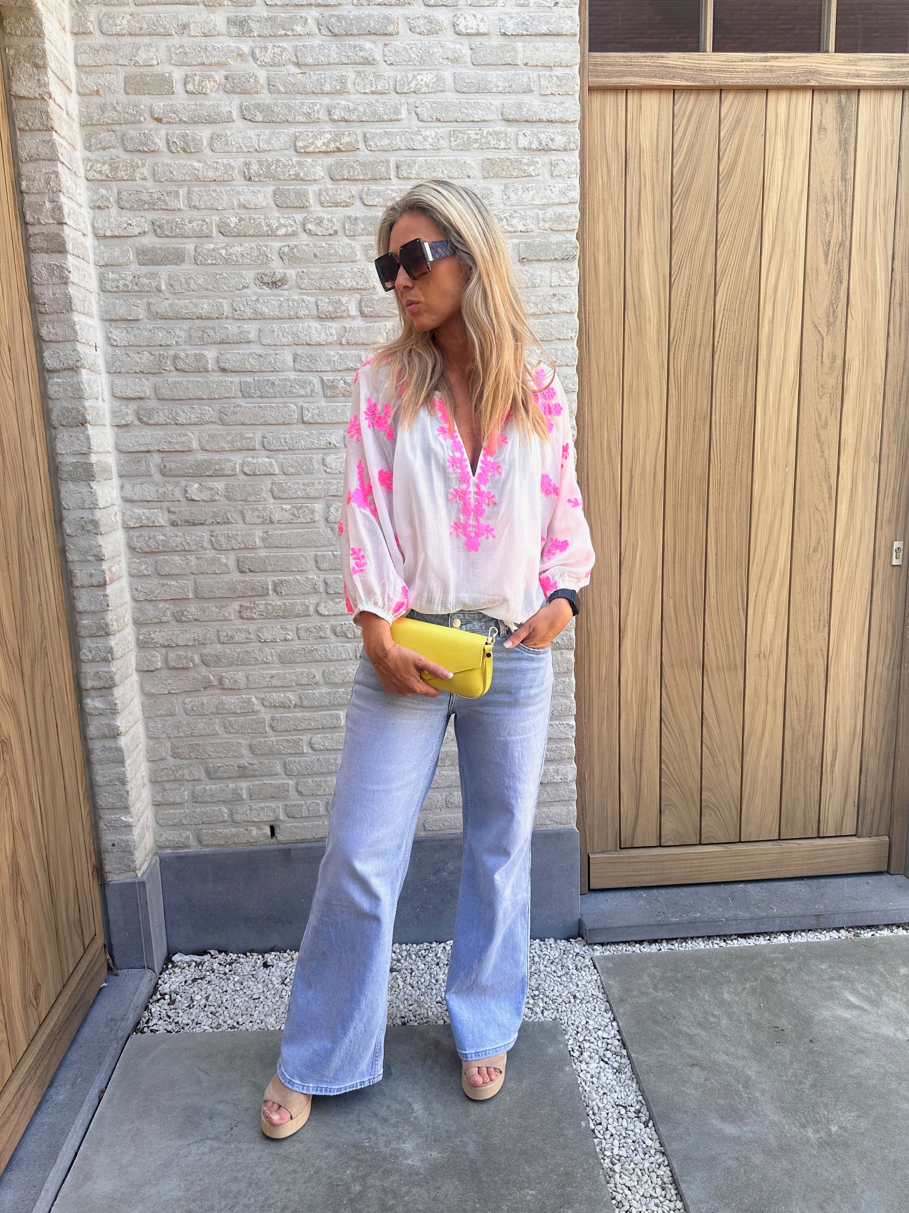 Hemd Magalie Oversized Wit