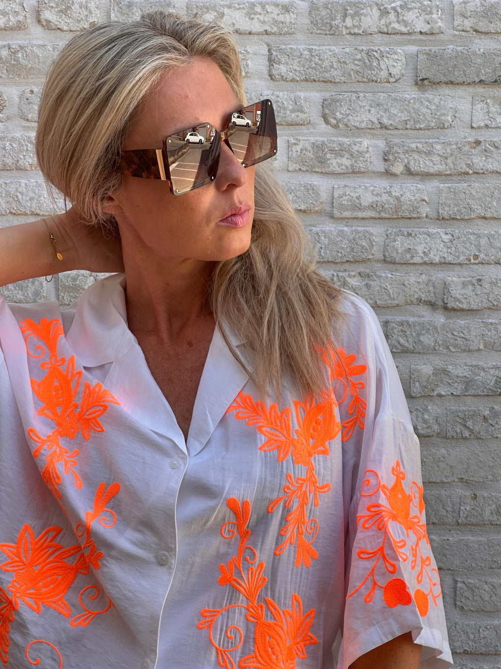Hemd Bianca Oversized - kort model