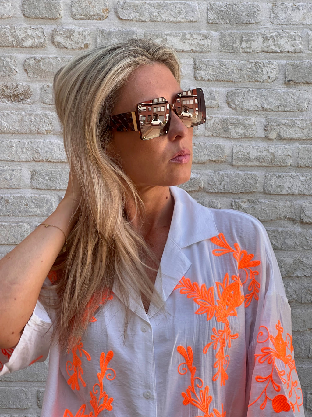 Hemd Bianca Oversized - kort model