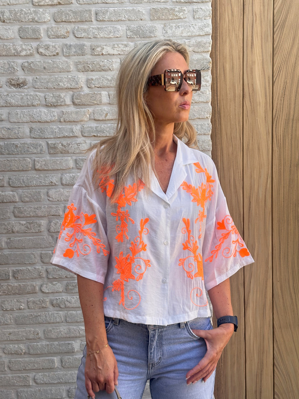 Hemd Bianca Oversized - kort model