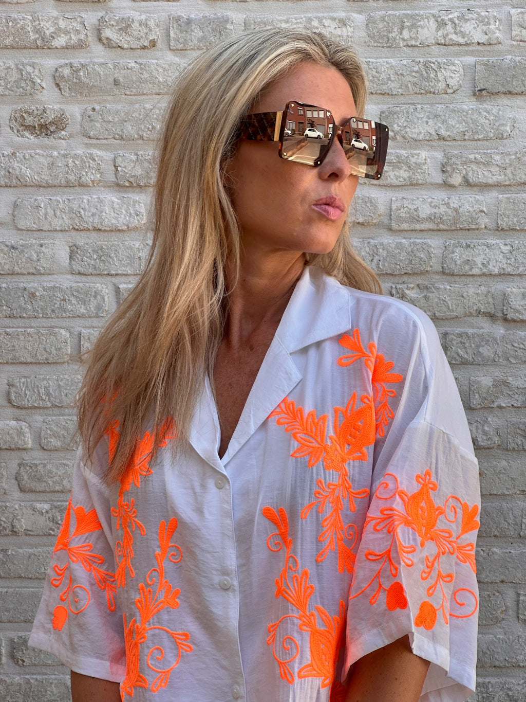 Hemd Bianca Oversized - kort model