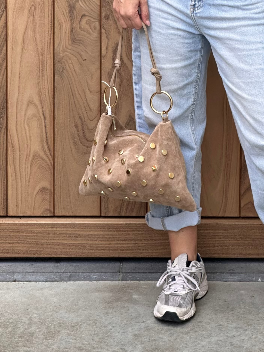 Handtas Laetitia Beige
