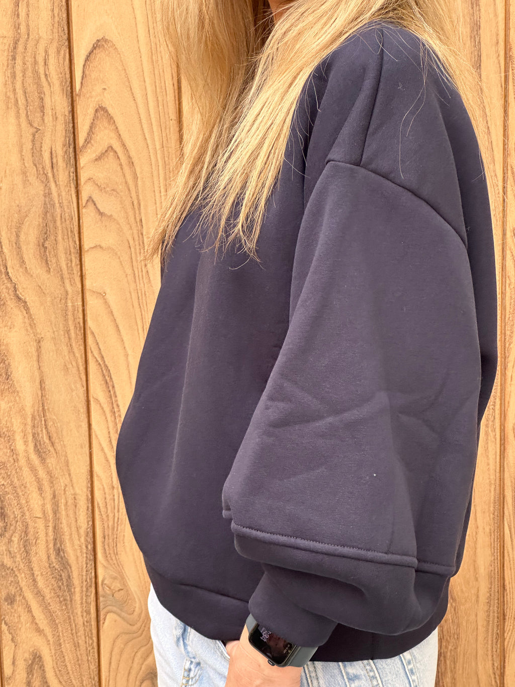 Sweater Fien - Heel Oversized - Marine
