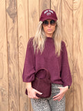 Handtas Caro bordeaux