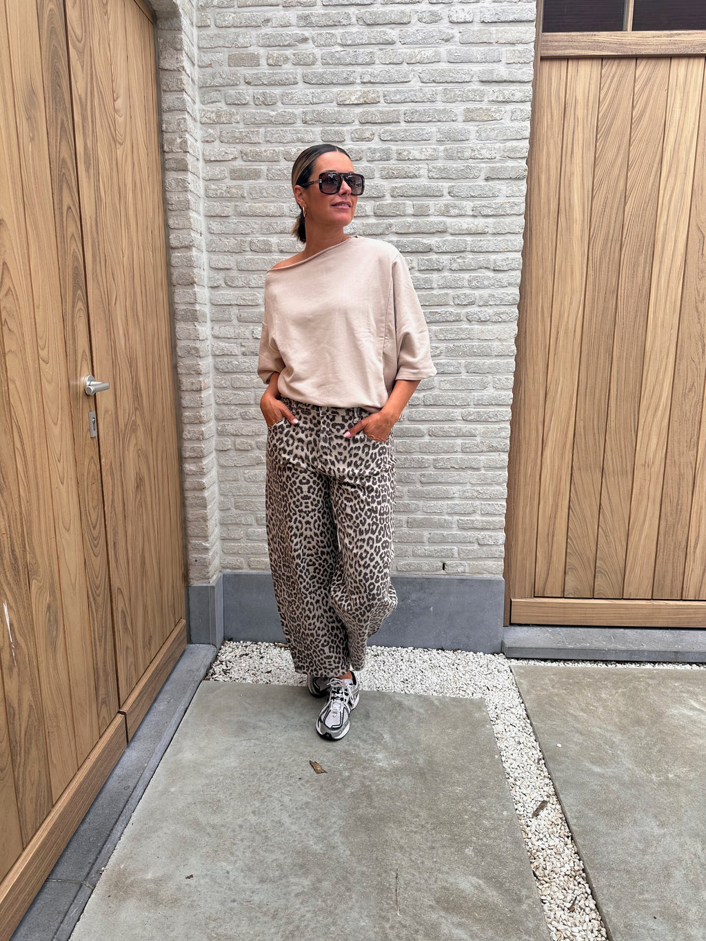 Broek Lena Balloon Leopard