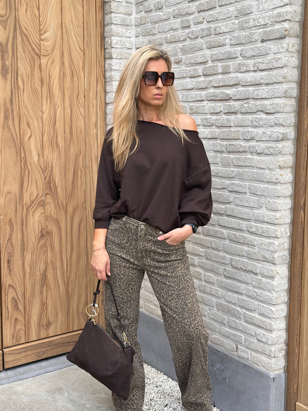 Sweater Aya Offshoulder - Oversized