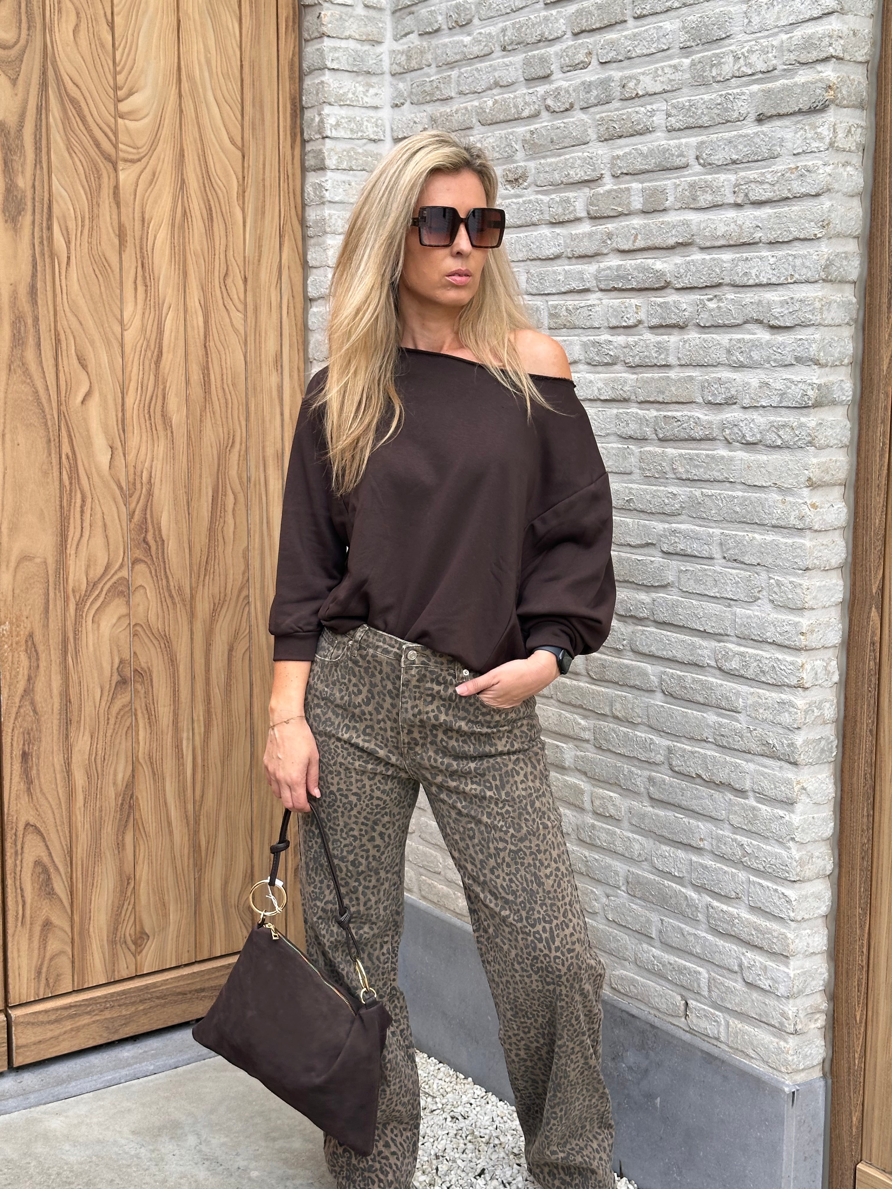 Sweater Aya Offshoulder - Oversized