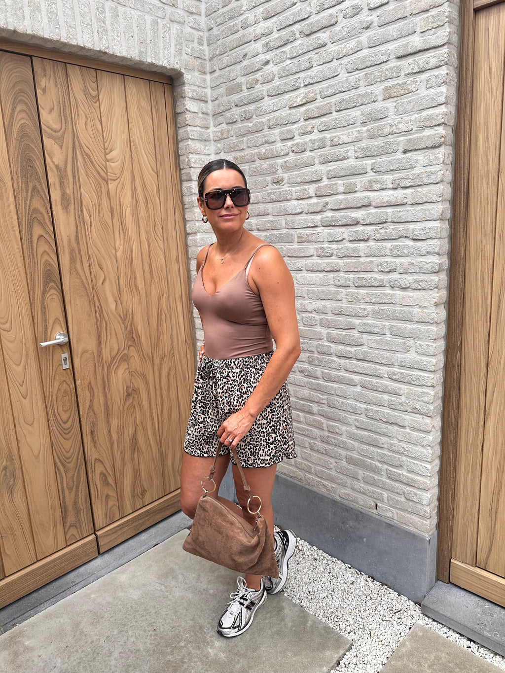 Short Allie Leopard