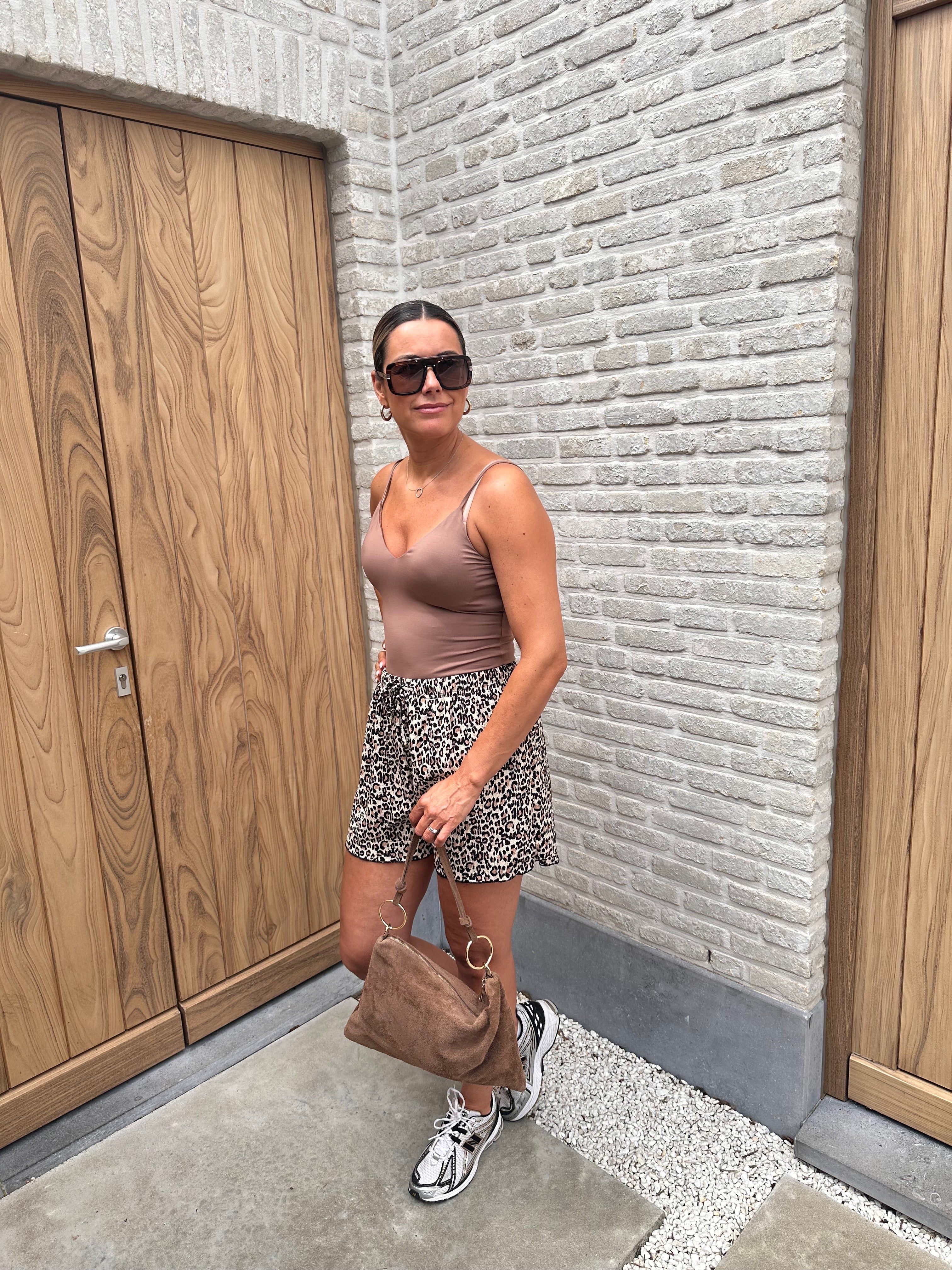 Short Allie Leopard