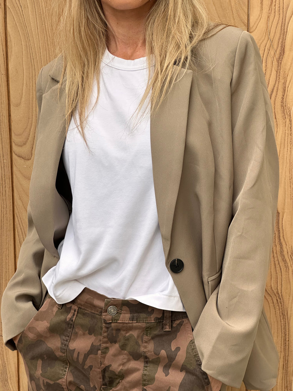Blazer Anse - Oversized - Kaki