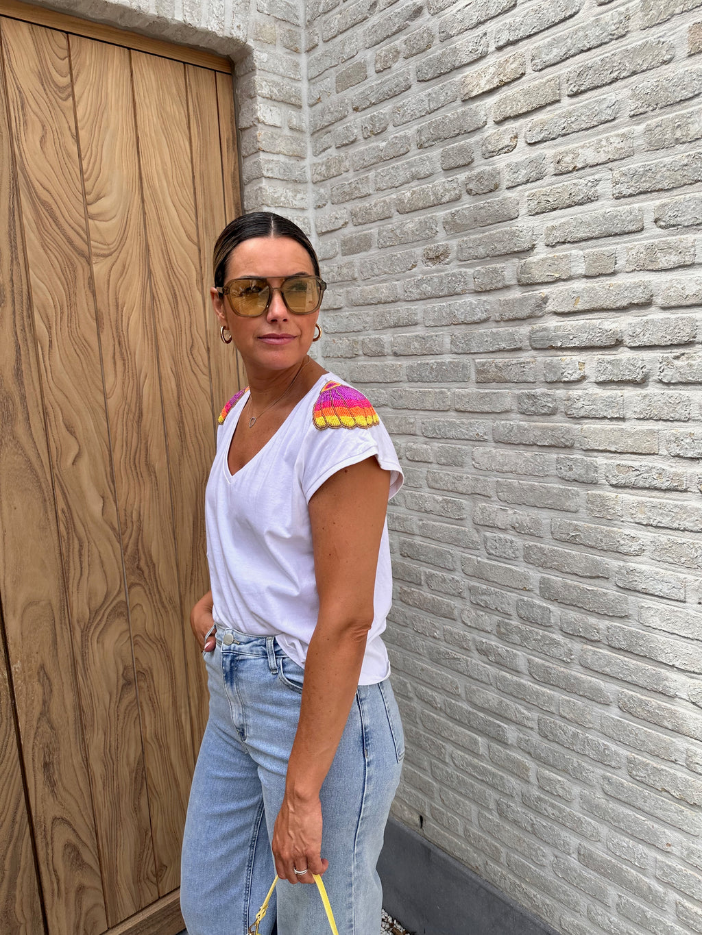 T shirt Iris White
