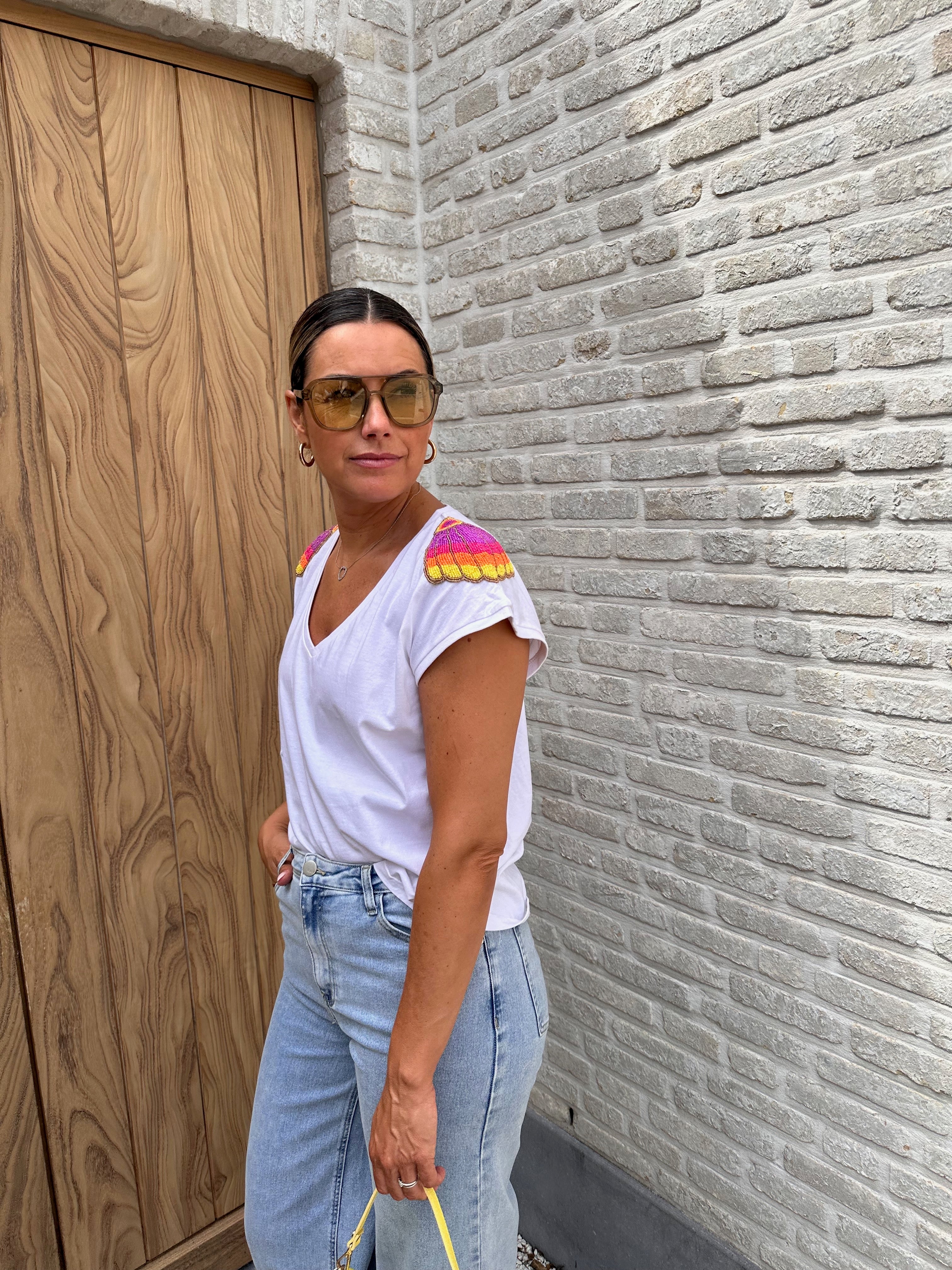 T shirt Iris White