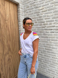 T shirt Iris White