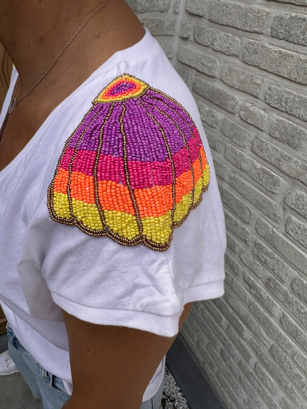 T shirt Iris White