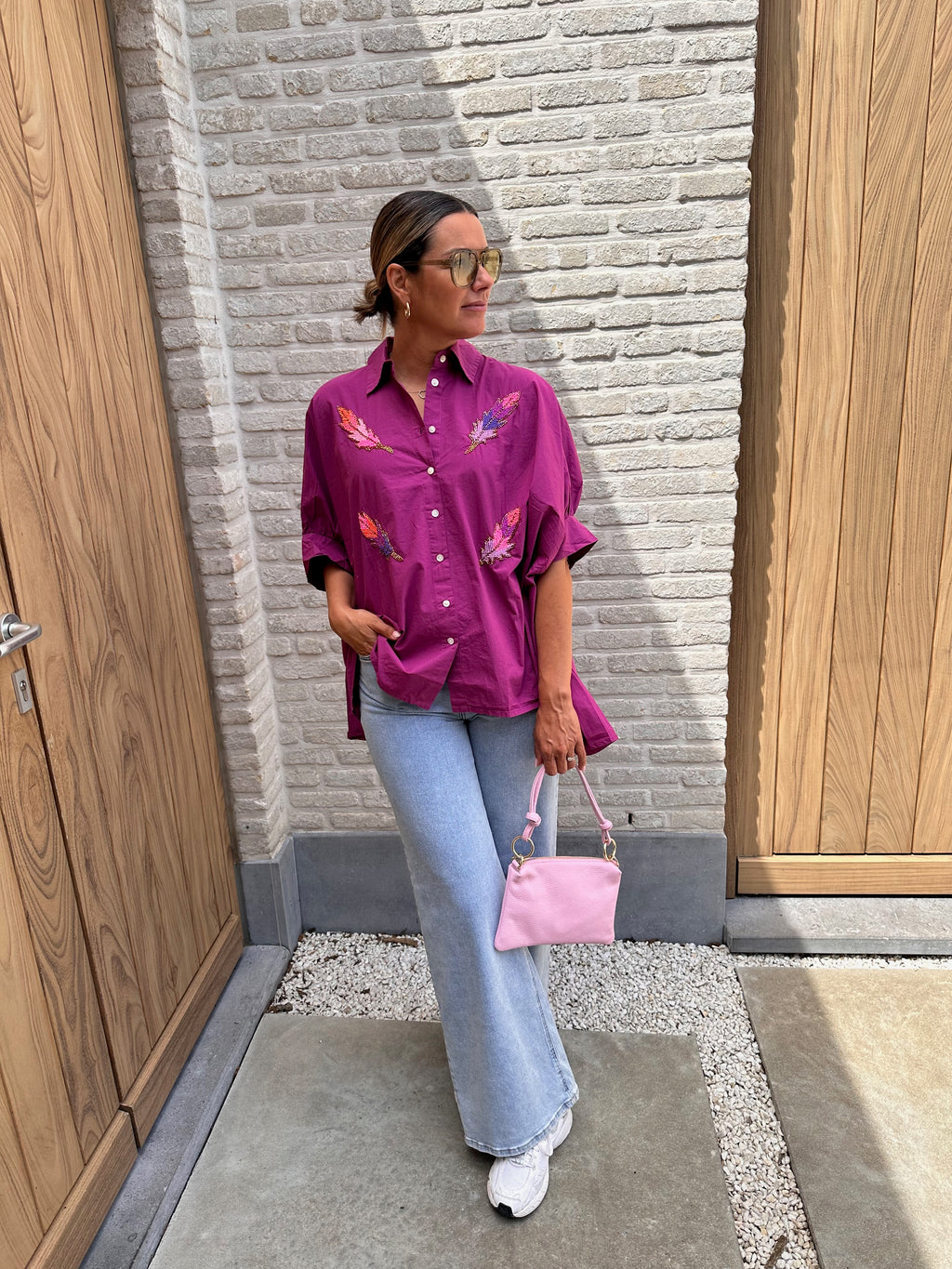 Hemd Lisse Purple Mega Oversized