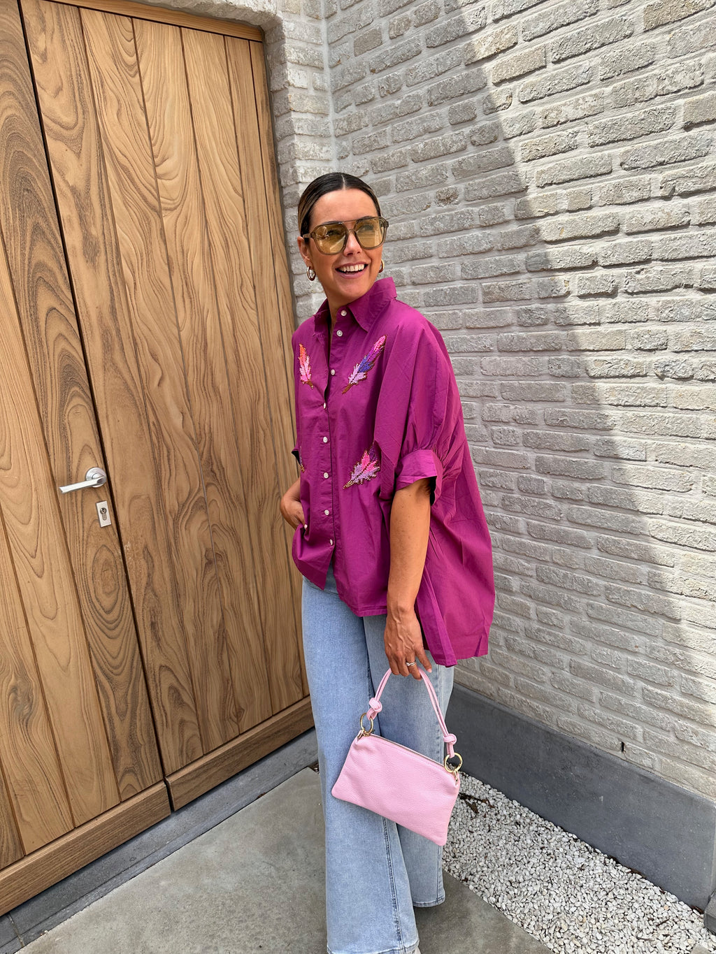 Hemd Lisse Purple Mega Oversized