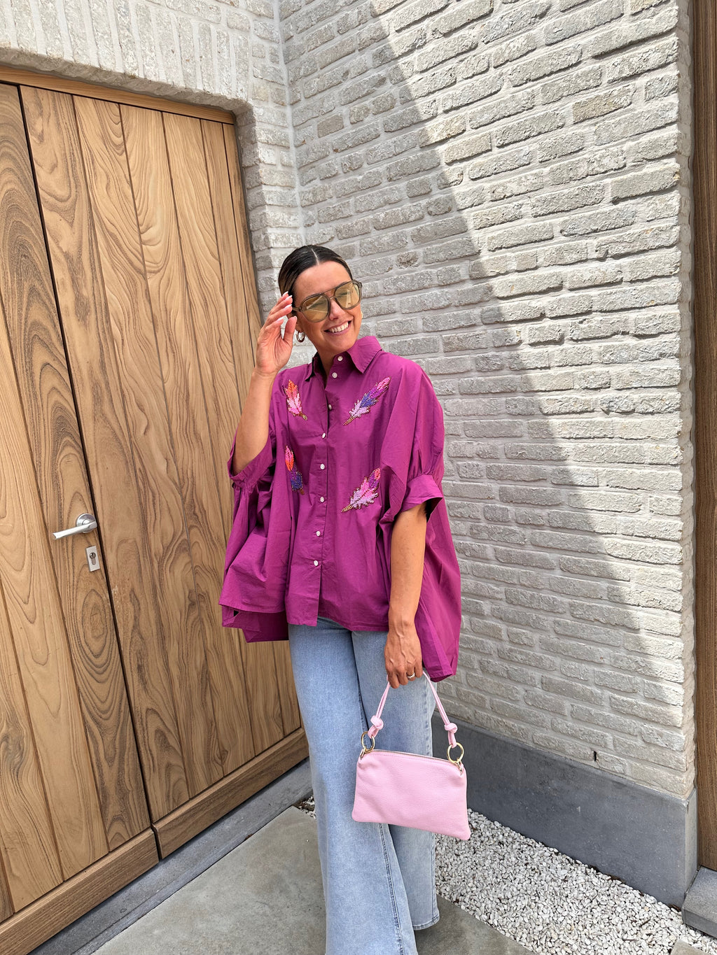 Hemd Lisse Purple Mega Oversized